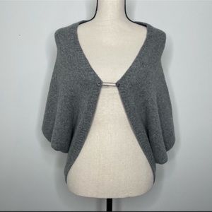 VINCE Alpaca Wool Safety Pin Shrug Cardigan